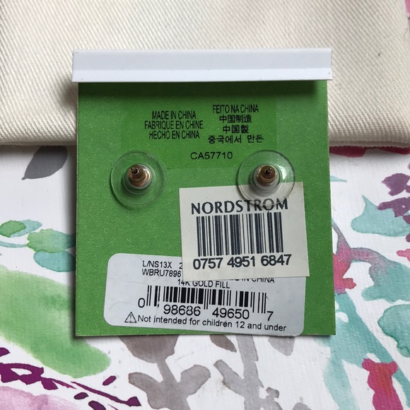 Kate Spade stud earrings with faux diamond - Picture 3 of 8